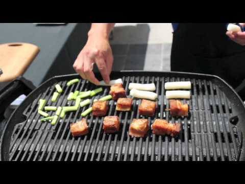 Chef Chris Oh at KAC Korean BBQ Cook-off's Top Grill Master audition