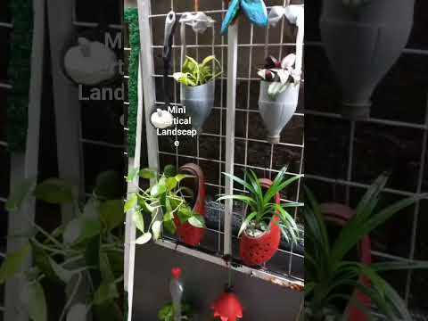 mini vertical landscape#hashtags#landscape#verticallandscape#recyclematerials#plants#steelmating