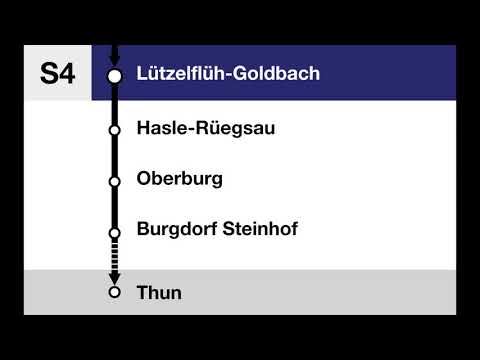BLS Ansagen - S4 Langnau i.E. – Ramsei – Hasle-Rüegsau – Burgdorf – Bern
