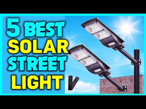 ✅Top 5 : Best Solar Street Lights 2025 - Best Budget Solar Street Light Review