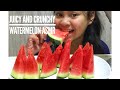 ASMR JUICY CRUNCHY WATERMELON SOFT CRUNCHY SOUNDS