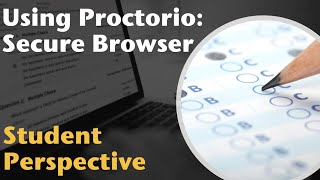 How to use Proctorio as a Web Lockdown or Secure Browser for Exams Test Quiz | Student Perspective