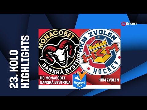 23. kolo: HC MONACObet Banská Bystrica - HKM Zvolen 0:4 (0:0, 0:2, 0:2)