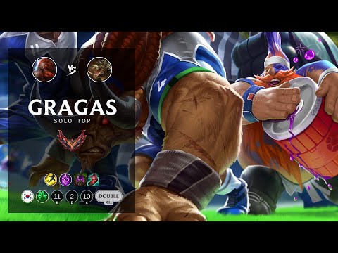 Gragas Top vs Renekton - KR Grandmaster Patch 12.19