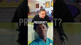 “I thought the FIFA president only owns the video game”