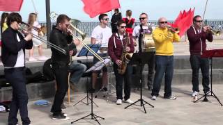 Northern Monkey Brass Band at Whitley Bay Carnival 2014