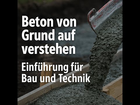 Beton von Grund auf verstehen – Einführung für Bau und Technik