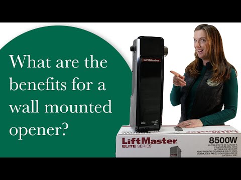 What are the benefits of a wall mount opener?