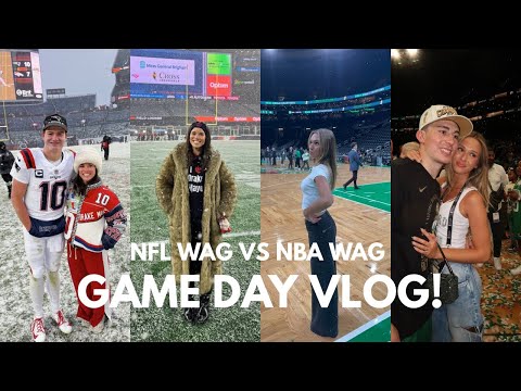 NFL wag vs. NBA wag GAME DAY in the life ft. Ann Michael Maye!