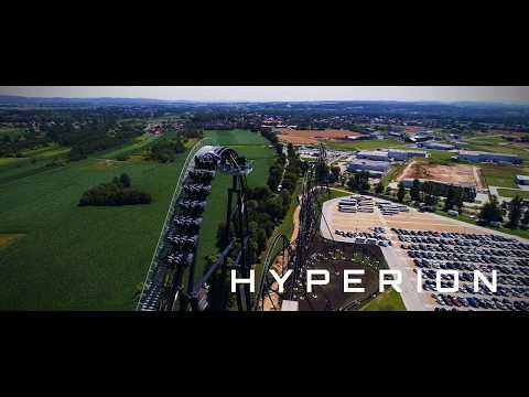 HYPERION Mega Coaster  Premier Test Drone - Energylandia Amusement Park Poland - Coming Soon