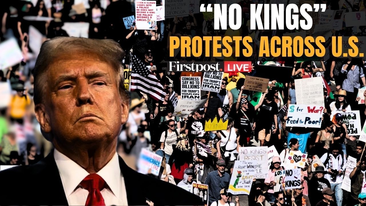 LIVE: Thousands March in "No Kings" Protest Against Trump in LA, Chicago, California | US Iran War