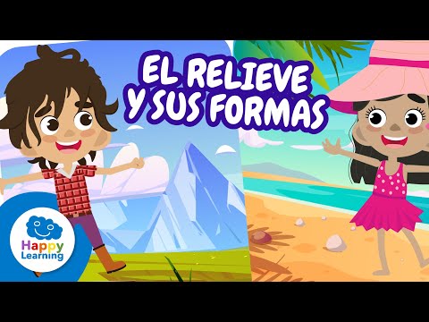 🏔️ El Relieve y sus formas | Vídeos Educativos para Niños de PRIMARIA | GEOGRAFÍA @HappyLearningES