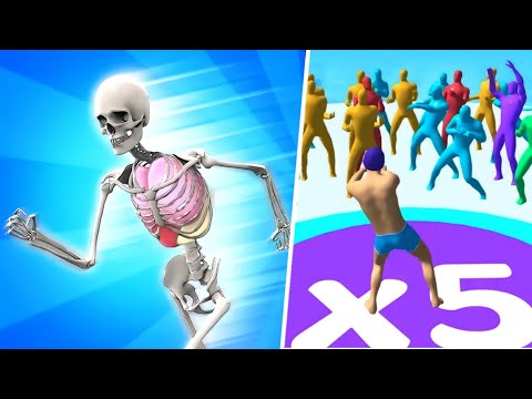 DNA Run 3D - Fun Running Games | Level 2-10 Android iOS Mobile Gameplay | Noob vs Pro vs Good |