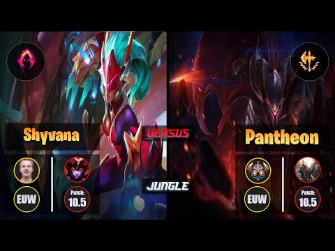 Jankos SHYVANA (Jungle) [Dark Harvest] VS PANTHEON - Challenger EUW Patch 10.5