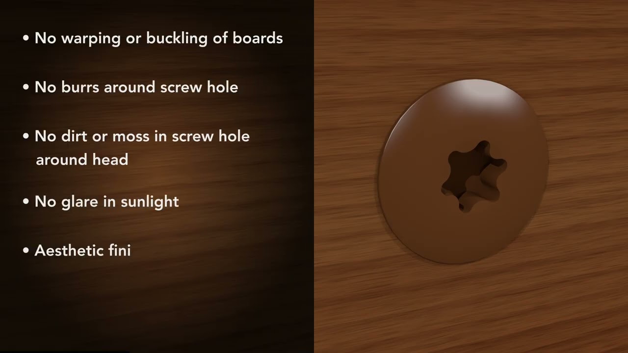 NEW Composite Deck Fascia Screws