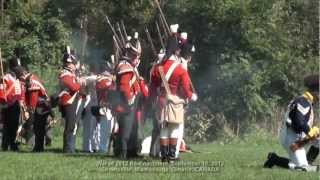 preview picture of video 'WAR OF 1812 RE-ENACTMENT, Streetsville, Mississauga, Ontario Bicentennial Celebration'