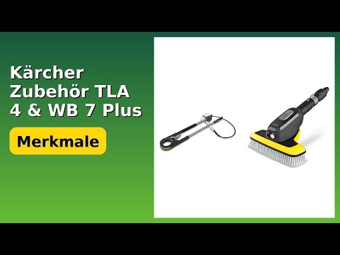 BEWERTUNG (2025): Kärcher Zubehör TLA 4 & WB 7 Plus. WESENTLICHE Einzelheiten