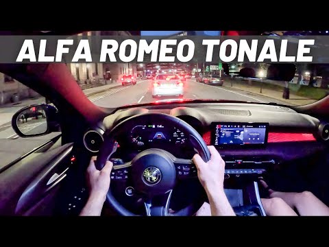 Thumbnail for 2043 Alfa Romeo Tonale | POV Night Drive by TOM'S, GAZ, Plug-in hybrid, Alfa Romeo, SUV, BMW, PHEV, video, Car, vide