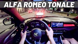 2023 Alfa Romeo Tonale | POV NIGHT DRIVE