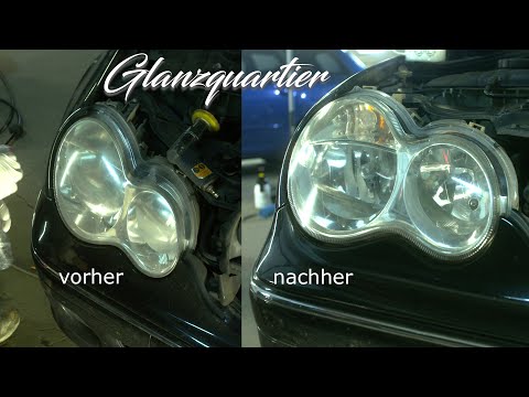 Glanzquartier - Scheinwerfer polieren