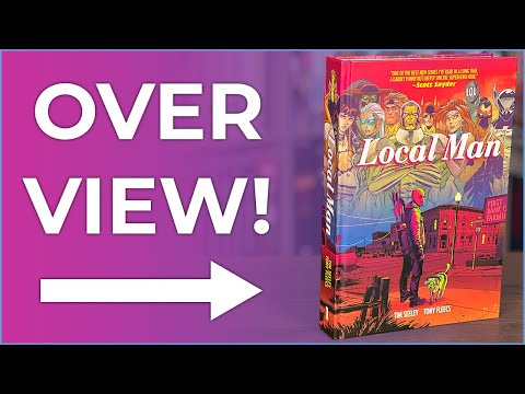 Local Man Deluxe Hardcover Overview | The Most Unique Love Letter to 90s Image Comics!