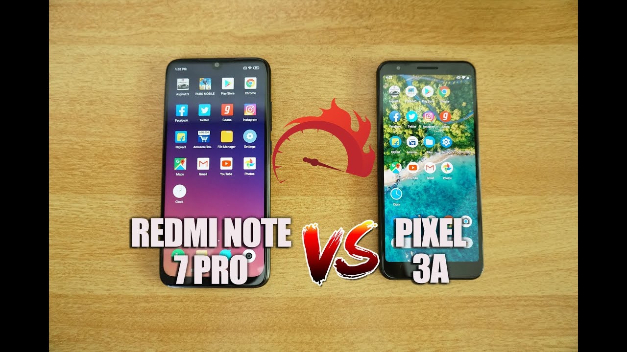 Redmi Note 7 Pro vs Pixel 3A Speedtest 🔥🔥🔥 (Snapdragon 675 vs 670)