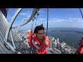 Jake & Drew Flaherty CN Tower EdgeWalk Toronto August 24, 2018