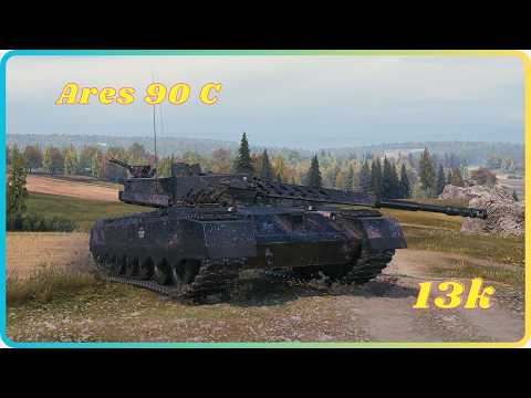 Ares 90 C: When 13,000 Damage Isn’t Enough. World of Tanks Top Replays.