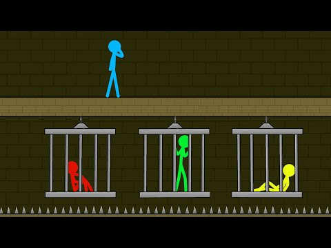 Red and Blue , Stickman Animation - ( Part 47 Parkour )