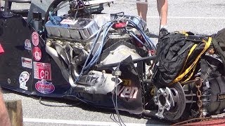 Carnage staging lanes Capitol raceway 5-31-14 aftermath