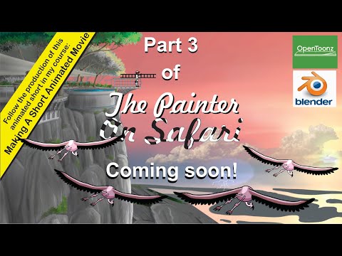 OpenToonz 2D animation - short film clip made in OpenToonz, a Toonz app