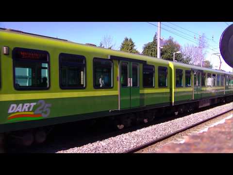 Dart train number 8314 at Sandymount Station
