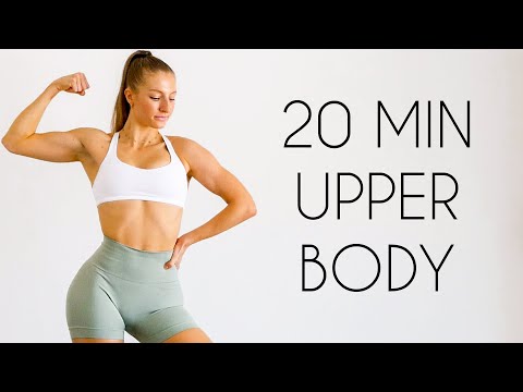 TONE YOUR UPPER BODY - Push Workout At Home (Chest, Shoulders, Triceps)
