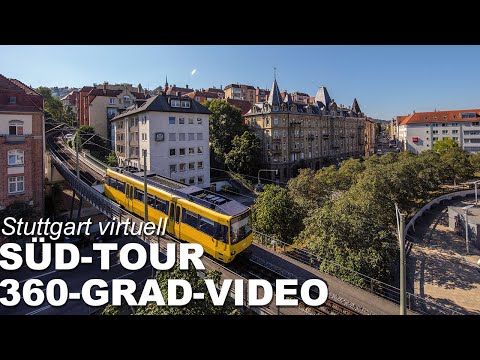 Stuttgart virtuell: Süd-Tour (360-Grad-Video)