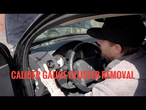 Dodge Caliber Gauge Cluster Removal ~ Partial Dash Board Disassembly