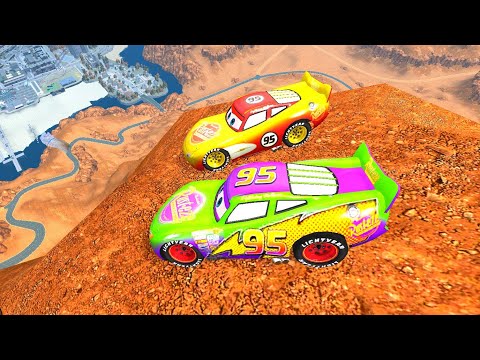 GTA 4 Dual Tone Lightning McQueen Fall Of Hills Ep. 3 | GTA IV Cars Mod