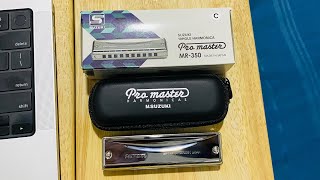 Video thumbnail for Suzuki MR-350 Key of C Harmonica - Unboxing by M's Corner