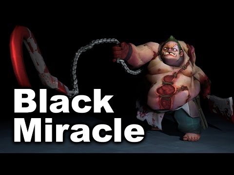Dota 2 Pudge gameplay by Black and Miracle