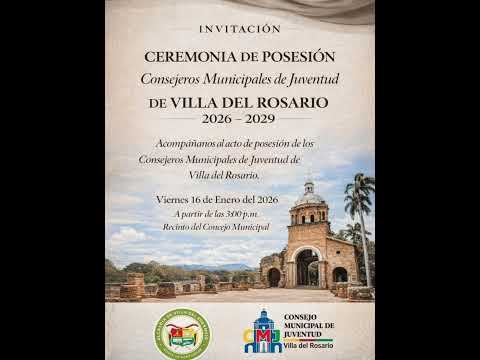 📣 Invitación Especial | Juventud de Villa del Rosario ✨