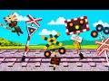 Railroad Crossing In Pixel World