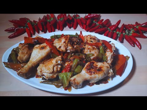 Pollo e peperoni alla Calabrese. Ricetta super gustosa, che ti leccherai le dita 😋😋😋