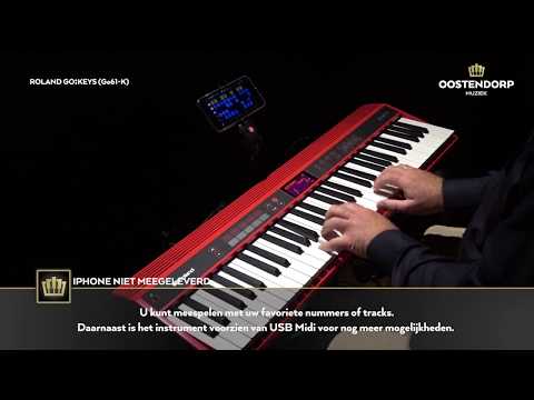 Roland GO:KEYS GO-61K keyboard met Bluetooth 