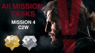 Metal Gear Solid V: The Phantom Pain - All Mission Tasks (Misson 4 - C2W)