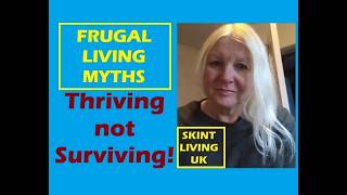 Frugal Living Myths - I'm Thriving Not Surviving #simpleliving #lowbudget #frugality