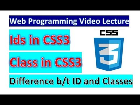 4 ID and Class Celector in CSS3
