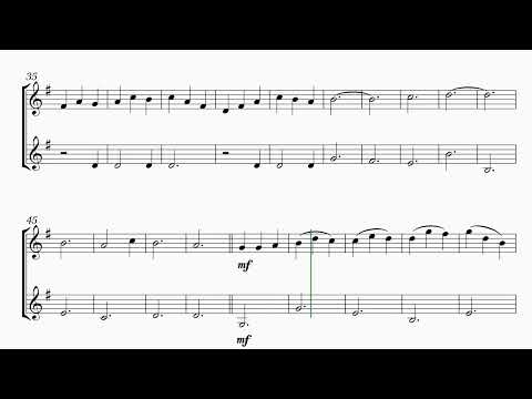 Jesu, Joy of Man's Desiring - Guitar Duo (no chord symb.)