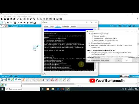 6.4.1.3 Packet Tracer - Configure Initial Router Settings Versi Bahasa Indonesia