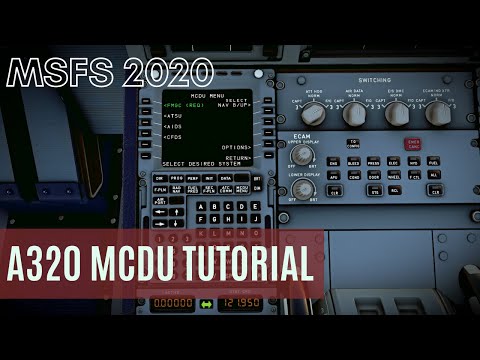 Как настроить MCDU в Airbus A320 | Tutorial