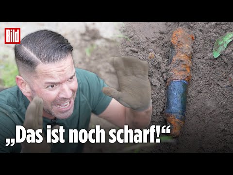 Schatzsucher stößt auf Weltkriegs-Munition | BILD REPORTAGE mit @GermanTreasureHunter