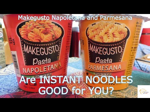 Are INSTANT NOODLES GOOD for YOU? : Makegusto Napolitana and Parmesana : Episode FR026
